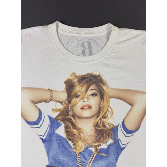 Vintage Y2K Beyonce Hip Hop RnB Pop White Small Shirt Tour Album Concert Sexy - Picture 3 of 12